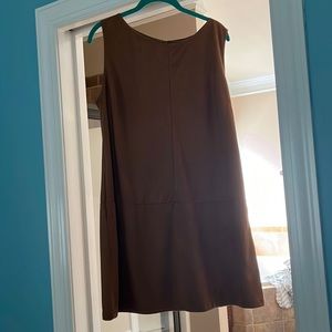 Brown dress, very cowgirl-ish style